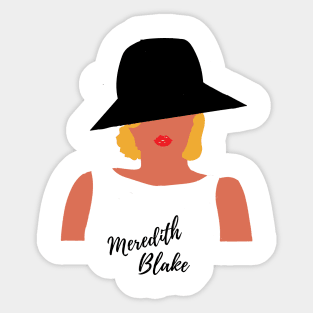 Meredith Blake Sticker